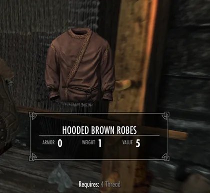 Hooded Brown Robes
