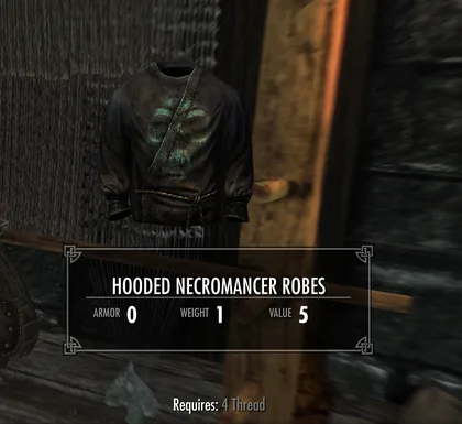 Hooded Necromancer Robes