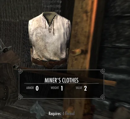 Miner's Clothes